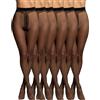 POMPEA 6 Paia Collant Donna 8 Denari, Calze Velate Opache con Cuciture Piatte, Compressione Leggera