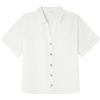 SPRINGFIELD 7.Gym.Camisa Lino Polera Botones Camicia, Marrone Ossido, 46 Donna