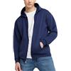 Hanes Felpa con Cappuccio, da Uomo, Opaca, Blu Mare, XL