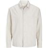 JACK & JONES Overshirt Wide Fit Overshirt | Wide Fit, Semplice, Maniche lunghe, Casual, Temperatura massima 30°C ciclo normale