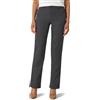 Lee Wrinkle Free Relaxed Fit Straight Leg Pant Pantaloni da Donna, Grigio, 52/Lungo