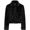 ONLY Onlginny Short Teddy Jacket Otw Giacca, Nero, x_s Donna