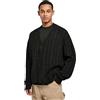 Urban Classics Cardigan Boxy Felpe, Nero, XXXL Uomo