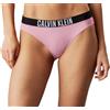 Calvin Klein Donna Slip Bikini con Fascia con Logo, Rosa (Sweet Pink), L