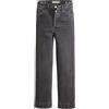 Levi's Ribcage Straight Ankle Tailored Jeans, Jeans Donna, off Topic Clean, 25W / 27L