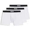 BOSS BoxerBr 3P One, Breve Boxer Uomo, Bianco 100, L