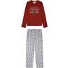Women'secret Pijama de Manga Larga Pantalón Largo Colección Men's Autumn Pigiama, Pesca, S Donna