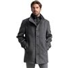 TOM TAILOR Uomo Cappotto di Lana con Giacca Interna 1032506, Nero (Dark Grey Black Herringbone 30500), M