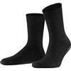 FALKE Homepads M Hp lana cotone con suola in gomma 1 paio, Calze da casa Unisex Adulto, Grigio Asphalt Melange 3180, 39-42