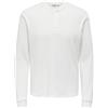 Only & Sons Onstobie Reg LS Henley Tee Noos Uomo
