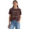 Cecil 3230413 - Maglietta da Donna Effetto Bruciato, Confezione da 1 Pezzo, Marrone Cacao, L