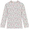 Petit Bateau A0cxn, T-Shirt A Maniche Lunghe Anti UV Bambina, Bianco/Multicolore, 6 Anni