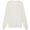 Diana Studio - Girocollo in 100% Lino, Uomo, Maniche Lunghe, Casual Fit, S, Bianco