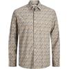 JACK & JONES Jprblaactive - Maglietta Elasticizzata L/S SN, Pure Cashmere/AOP: vestibilità Aderente, XL