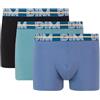 DIM Boxer DIM da uomo in cotone elasticizzato x3 | Cintura grafica colorata | Comfort ottimale | Morbido cotone elasticizzato
