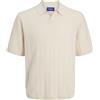 JACK & JONES Jorvarenna Knit SS Split Neck, Sale Marino, S