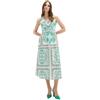 Motivi: Vestito Midi Fantasia Foulard Stagione Primavera Estate 2024.