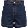 ONLY - Onlparis HW DNM Shorts Mae, Onlparis HW DNM - Pantaloncini Mae Donna