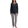 CALIDA Family & Friends Set di Pigiama, Zaffiro Scuro, 36-38 Donna