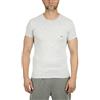 Emporio Armani Uomo T-shirt Iconic Logoband Maglietta, Grigio (Melange Grey), XL
