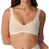 sloggi Donna Zero Feel Lace 2.0 Bralette, Angora, XS