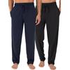 Fruit of The Loom - Pantaloni Lunghi da Uomo in Jersey - Nero - X-Large
