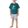 Schiesser Nightwear 2 Set di Pigiama, Verde, 116 Bambini e Ragazzi
