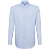 Seidensticker Modern Fit - Bügelfreies Hemd Mit Geradem Schnitt, Kent-kragen & Brusttasche Langarm 100% Baumwolle, Camicia formale Uomo, Blu (Hellblau 12), 45