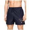 Tommy Hilfiger Pantaloncino da Bagno Uomo Medium Drawstring Lunghezza Media, Blu (Desert Sky), S