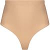 Dorina Perizoma/Tanga Modellante a Vita Media Absolute Sculpt Donna - Controllo Alto, Senza Cuciture, con Pannelli Termosaldati, Finitura Liscia Invisibile, Beige