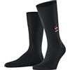 Falke Airport M So Lana Cotone Tinta Unita, Calzini Uomo, Nero Black 3000 Santa Chimney, 41-42