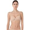 Lovable Reggiseno Imbottito Senza Ferretto e Coppe Traspiranti e Modellanti in Spacer in Microfibra | Balconcino Intimo Invisible Breeze Donna, Nudo Chiaro, 34 / 3D