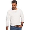 JP 1880 Maglia Serafino Basic con Maniche Lunghe e abbottonatura 702555