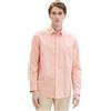 TOM TAILOR 1041174 Camicia, 35192-hazy Coral Rose Stripe, XXL Uomo
