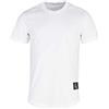 Calvin Klein T-Shirt Maniche Corte Uomo Badge Turn Up Sleeve Scollo Rotondo, Bianco (Bright White), XS