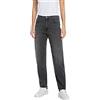 REPLAY Keida, Jeans Donna, Grigio (97 Dark Grey), 27W / 30L