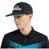 ellesse Pineta - Berretto da Baseball da Uomo con Visiera Piatta, Ricamato in 3D, Nero, Etichettalia Unica
