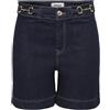 Only Onlmadison HW Wide Deco DNM Shorts Siji, Blu Jeans Scuro, S Donna