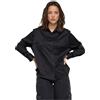 Urban Classics Ladies' Satin Shirt Donna Camicia Maniche Lunghe Nero XS