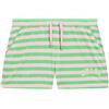 Juicy Couture Perkin Drawstring Shorts-Damenshorts Sommershorts aus Frottee mit Appliaktionen in Versch. Farben Pantaloncini Casual, Heritage Stripe, M Donna
