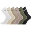 Fila Calzini Uomo e Donna 43-46, Cotone Rigenerato Set di 6, Beige