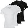 Athena Promo Tee-Shirt Coton Bio, Vestaglia Uomo, Multicolore (Blanc/Blanc/Noir/Noir 9050), Large (Taglia Produttore: 4)