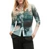Desigual Maglietta Manica Lunga Collezione Donna, Grigio, L