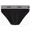 Emporio Armani Stretch Cotton Shiny Logoband Brief, Slip Uomo, Nero (Black), L
