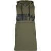 GORILLA WEAR Rogers Hooded Tank Top - Army Green - 3XL