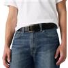 Levi's Heritage Belt - Cintura da uomo, Nero regolare., 115 cm