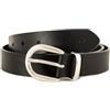Levi's Flat Keeper Belt, cintura Uomo, REGULAR BLACK, 100