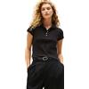 Tommy Hilfiger Donna Maglietta Polo Maniche Corte Gold Button Slim Elasticizzata
