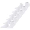 FALKE Happy Multipack W Sn cotone bassi tinta unita confezione di 6 paia, Calzini corti Donna, Bianco White 2000, 39-42