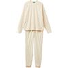 United Colors of Benetton Pig(Maglia+Pant) 31UX3P046 Set di Pigiama, Multicolor, S Donna